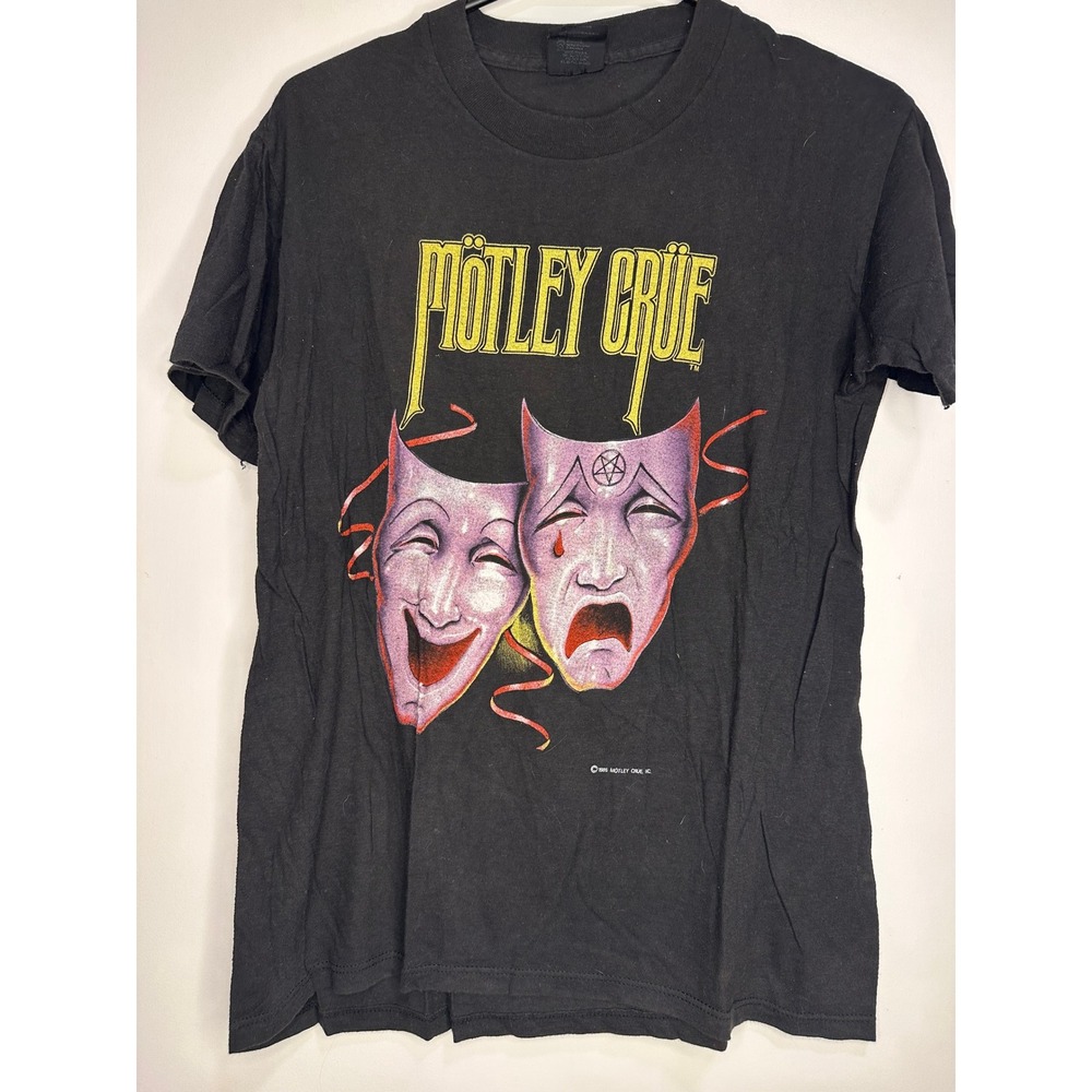 VTG Motley Crue 1985 Theatre of Pain Heavy Metal Single Stitch Tee Sz:M Cotton